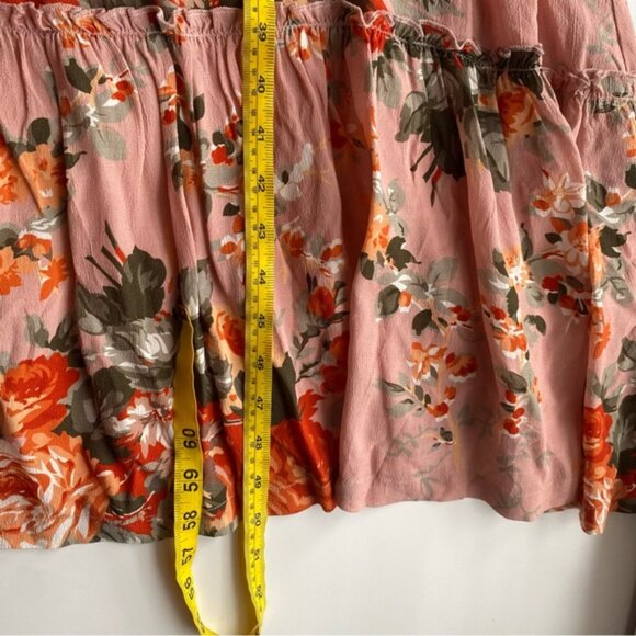 April Cornell Briar ROne Sizee Occasion Dress Woman Large Floral Pink Pocket Coq - Picture 15 of 16